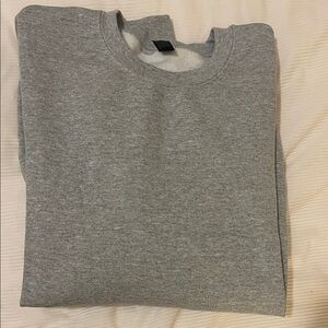 Gildan Men's Crewneck Sweater in Heather Gray